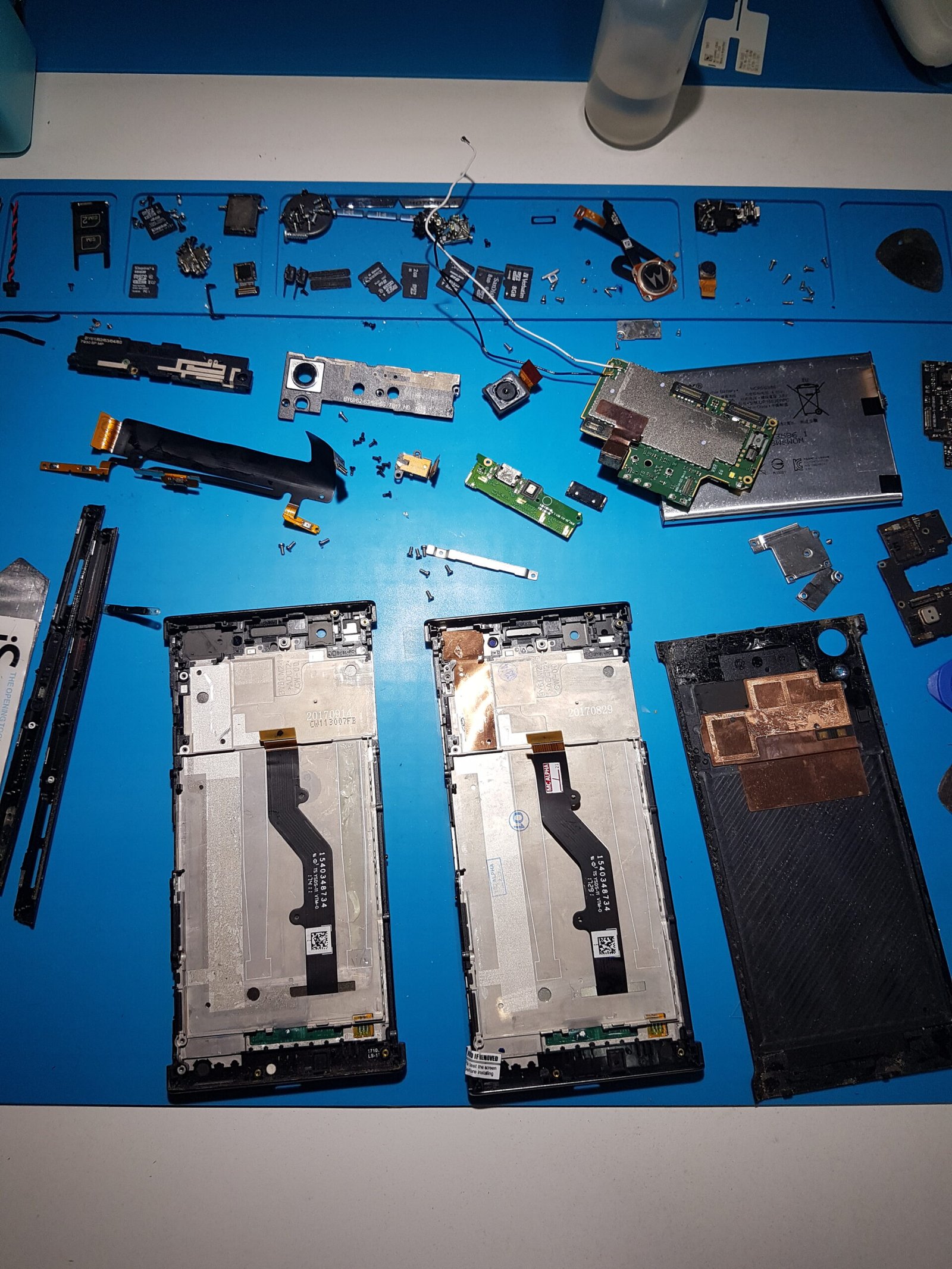 cambio de partes samsung motorola xiaomi sony