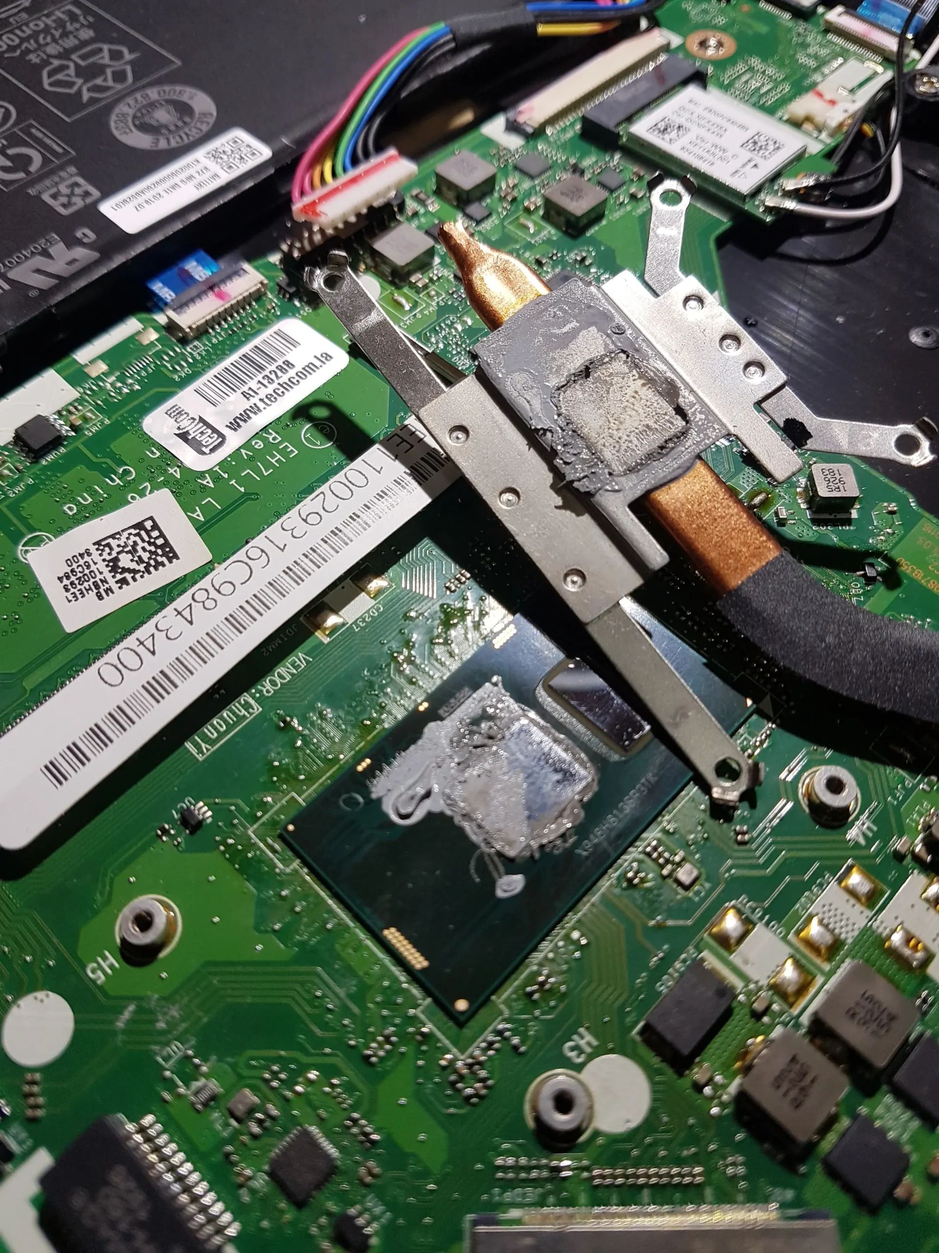 mantenimiento notebook asus