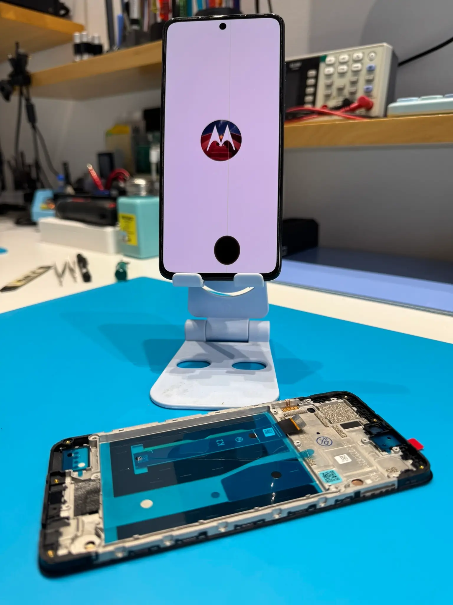 modulo de pantalla nuevo roto moto g82