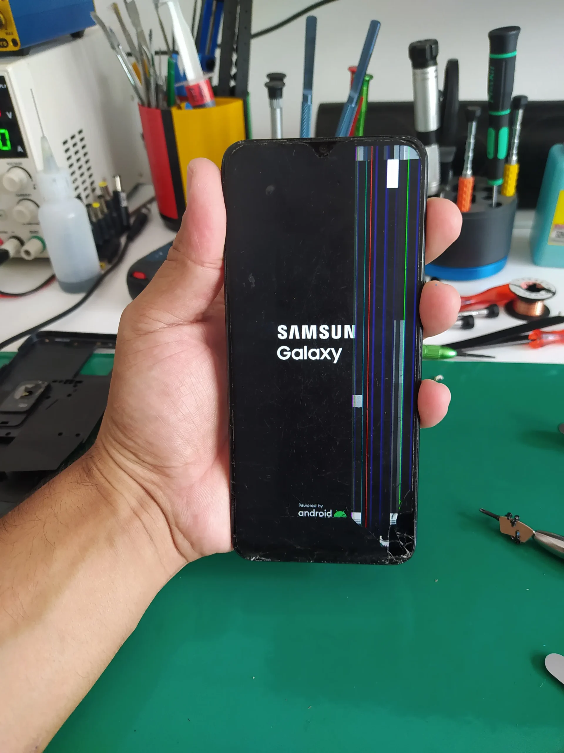modulo de pantalla roto en samsung