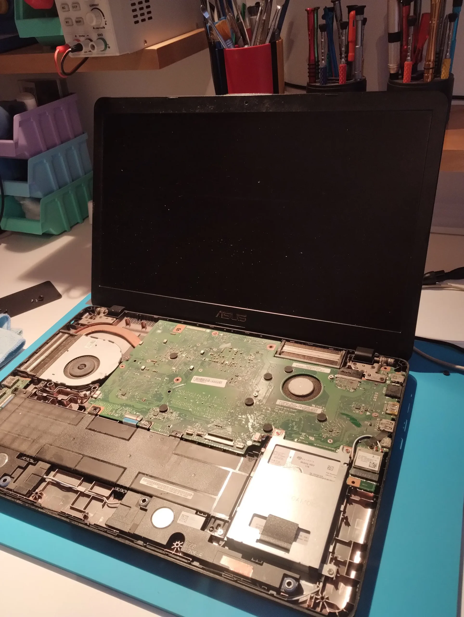 notebook a reparar placa madre