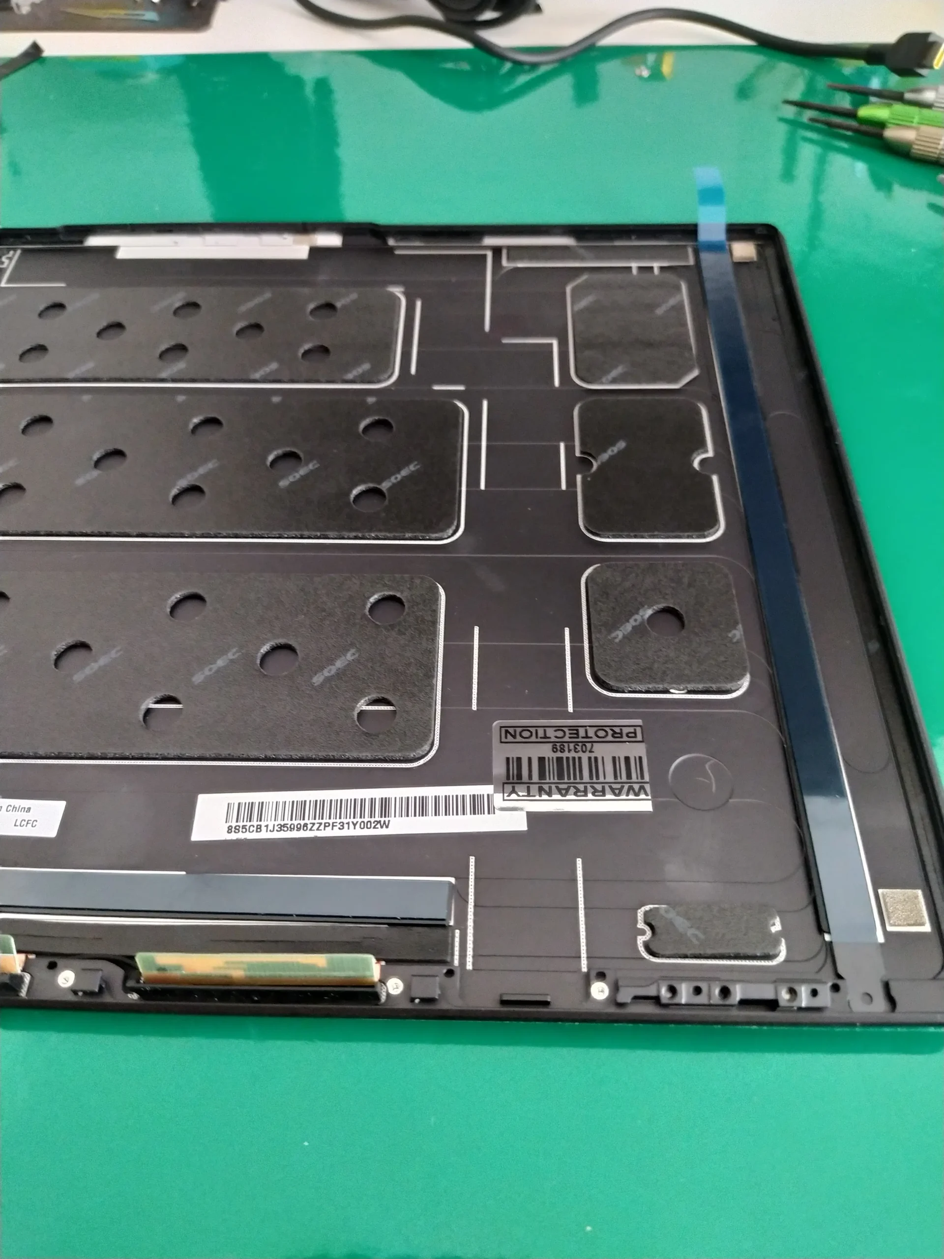 tapa de lenovo pantalla nueva