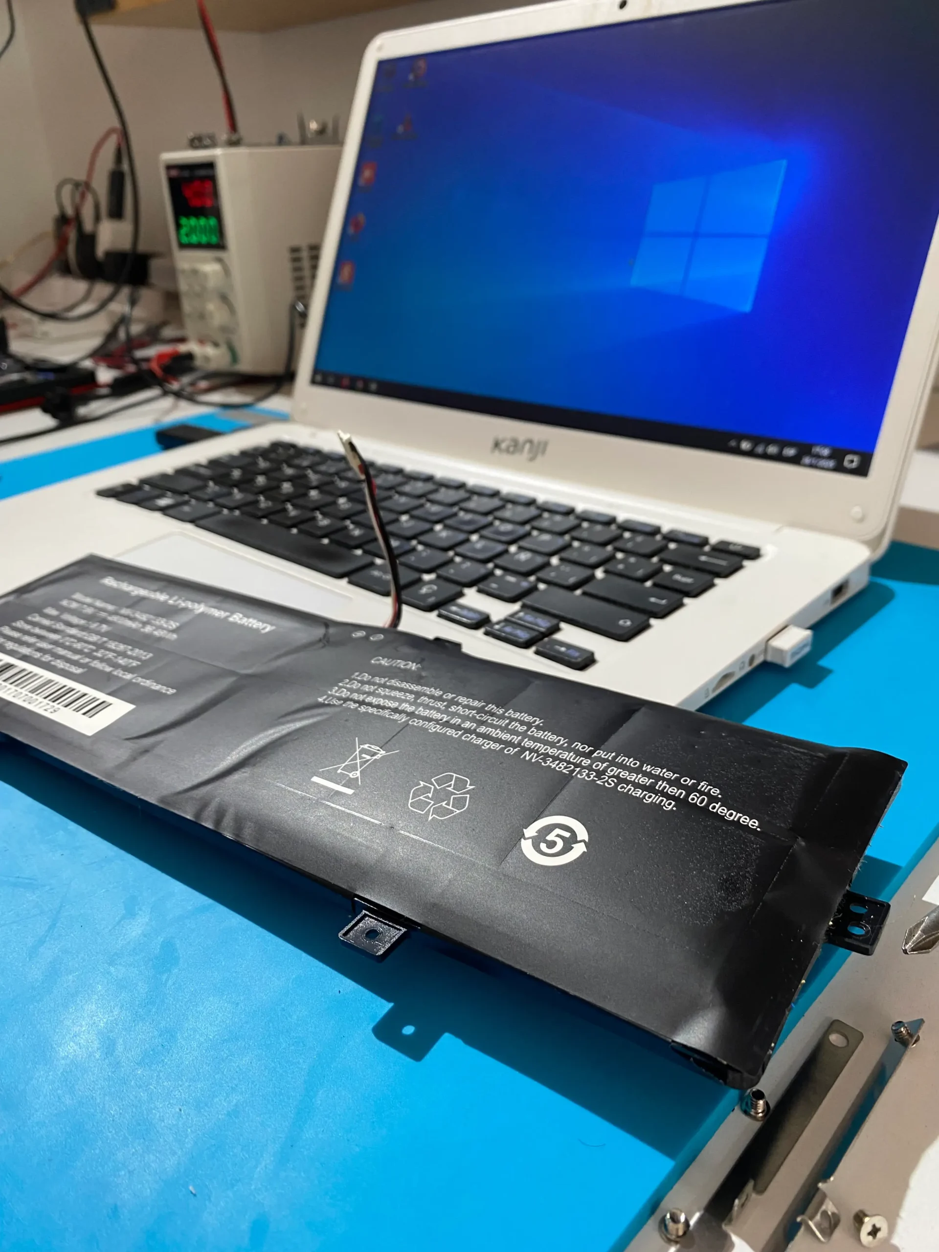 bateria inflada notebook kanki
