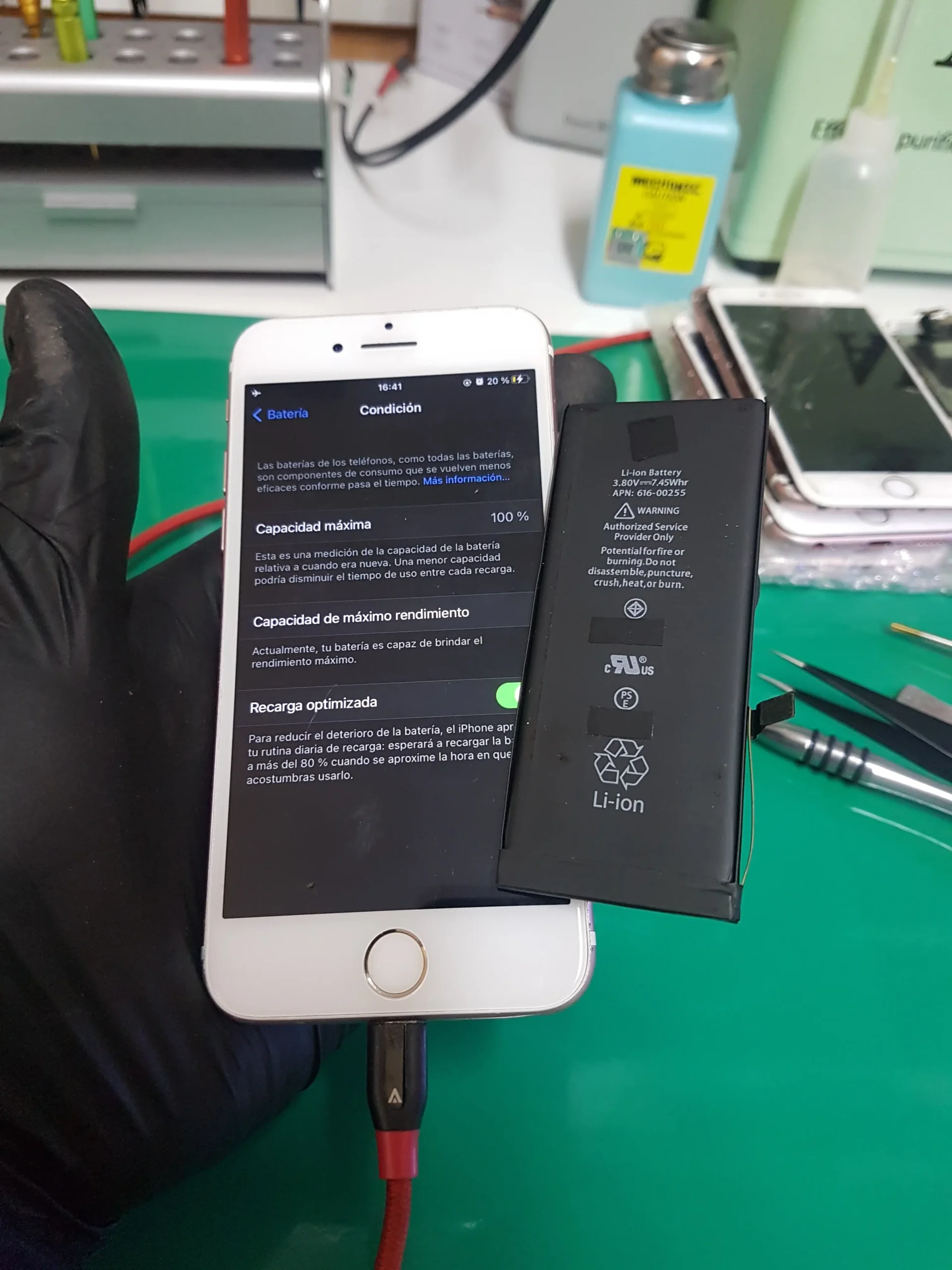 bateria nueva iphone 6s