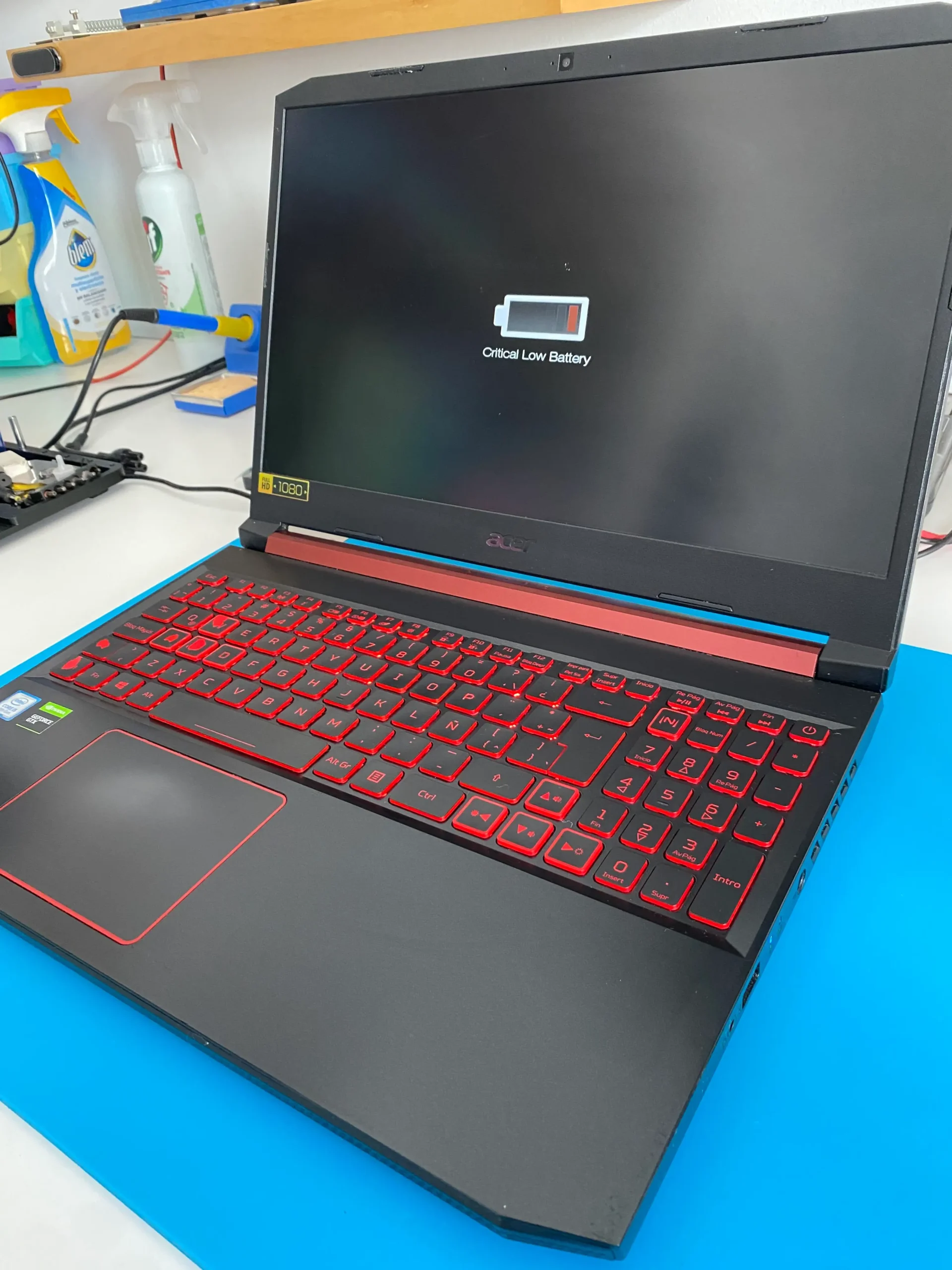 bateria nueva mala notebook gamer acer