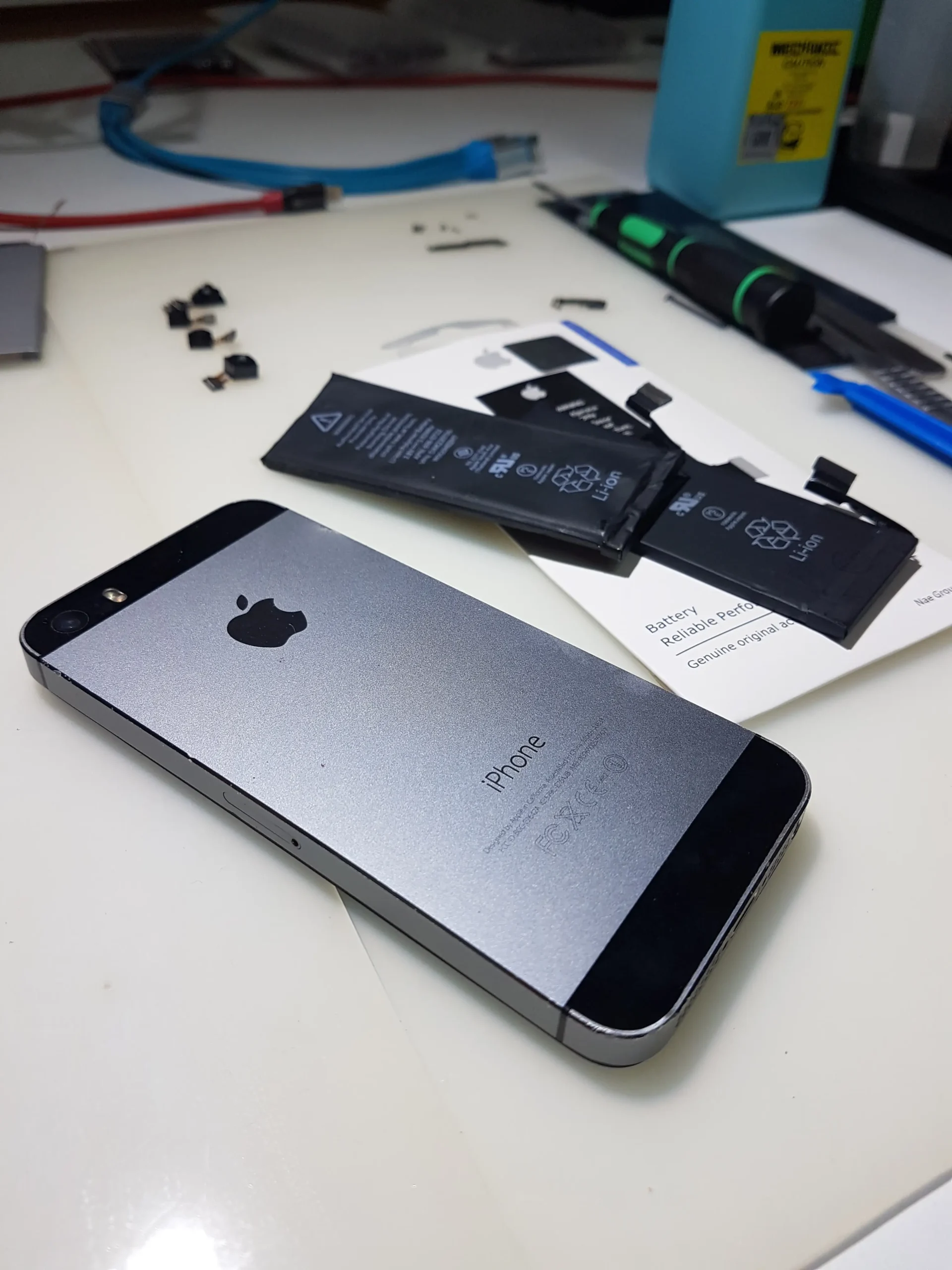 cambio de bateria iphone 5