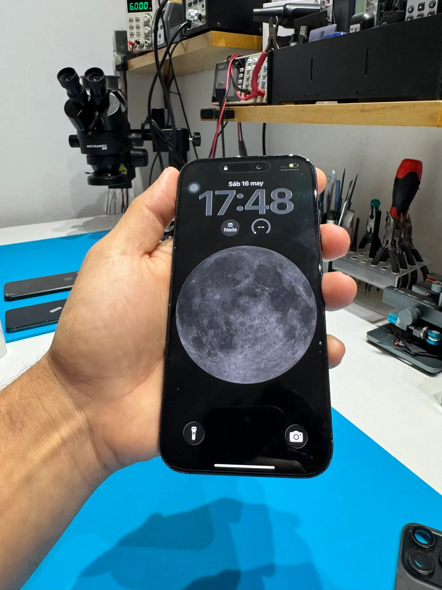 cambio de pantalla iphone 15 pro max