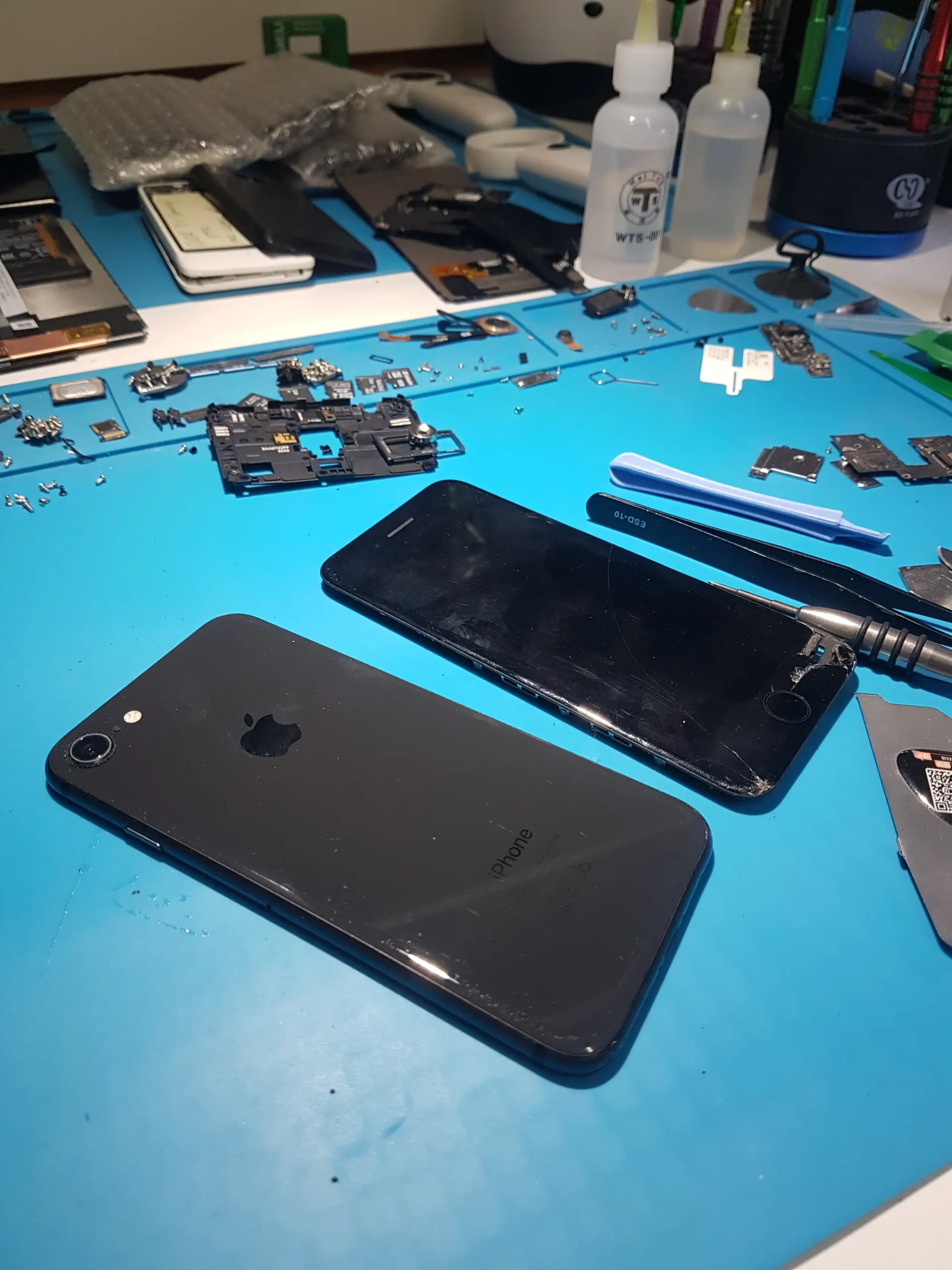 cambio de pantallas en iphone