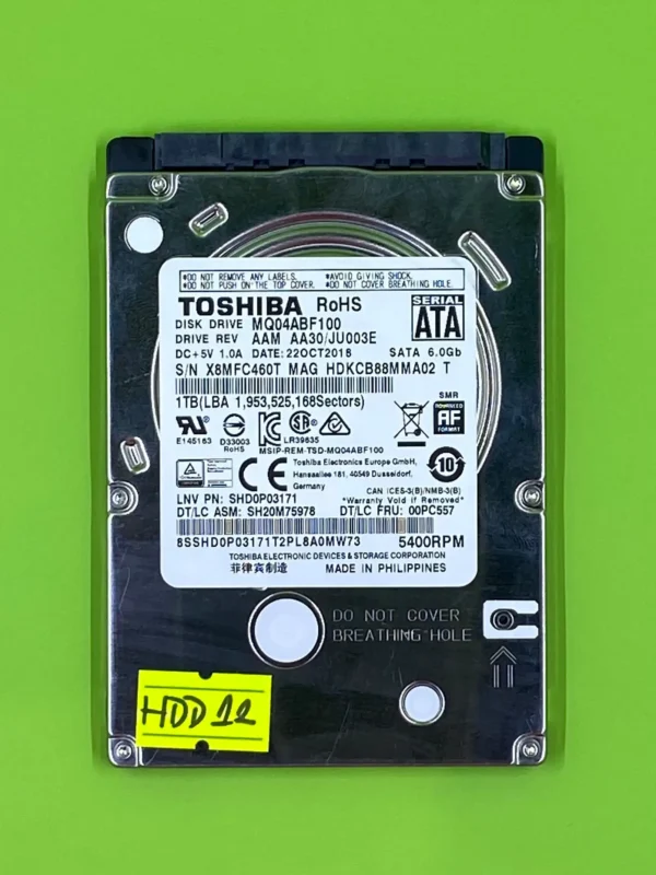 HDD 2.5" Toshiba 1TB