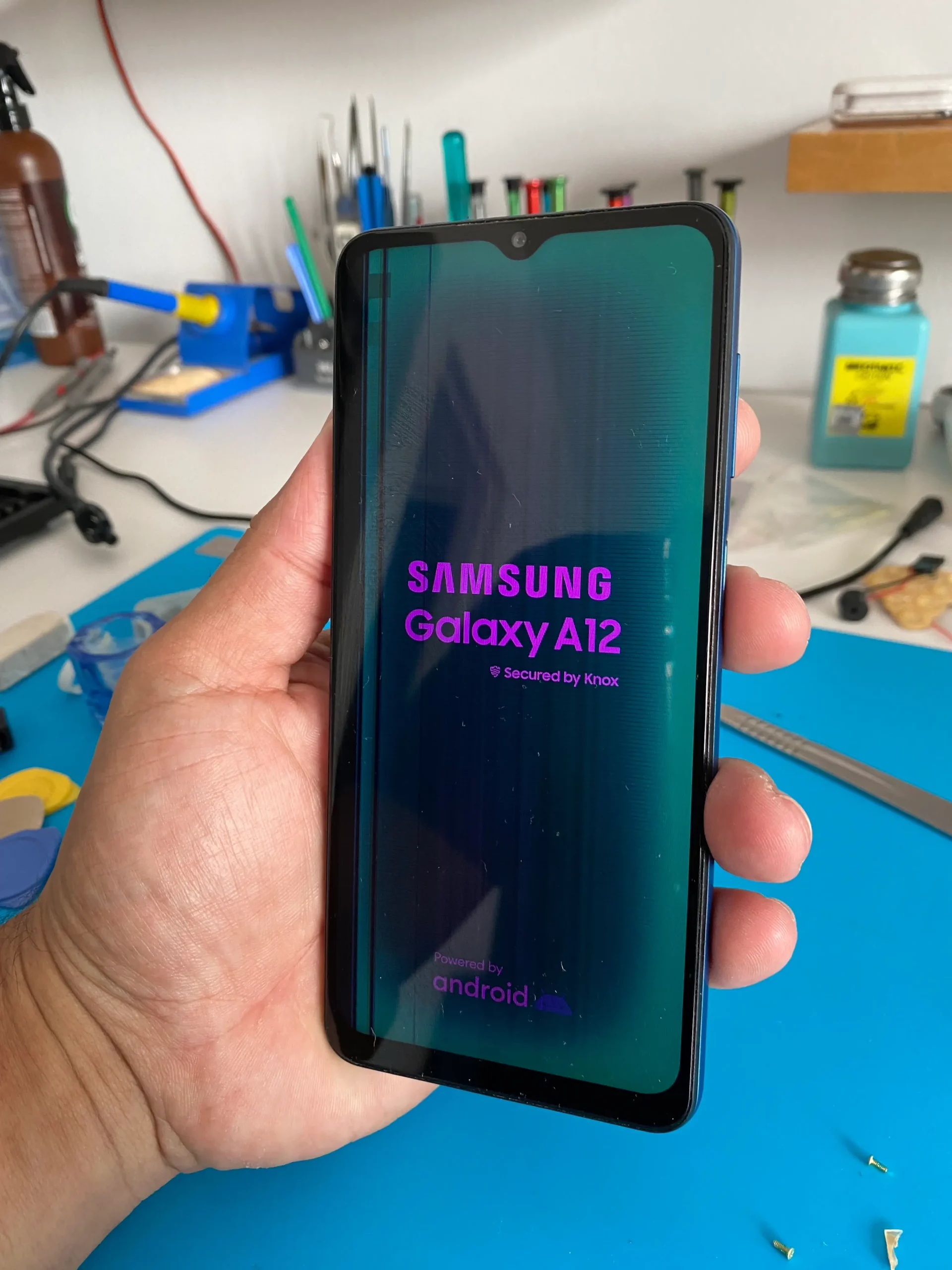 galaxy a12 modulo de pantalla roto