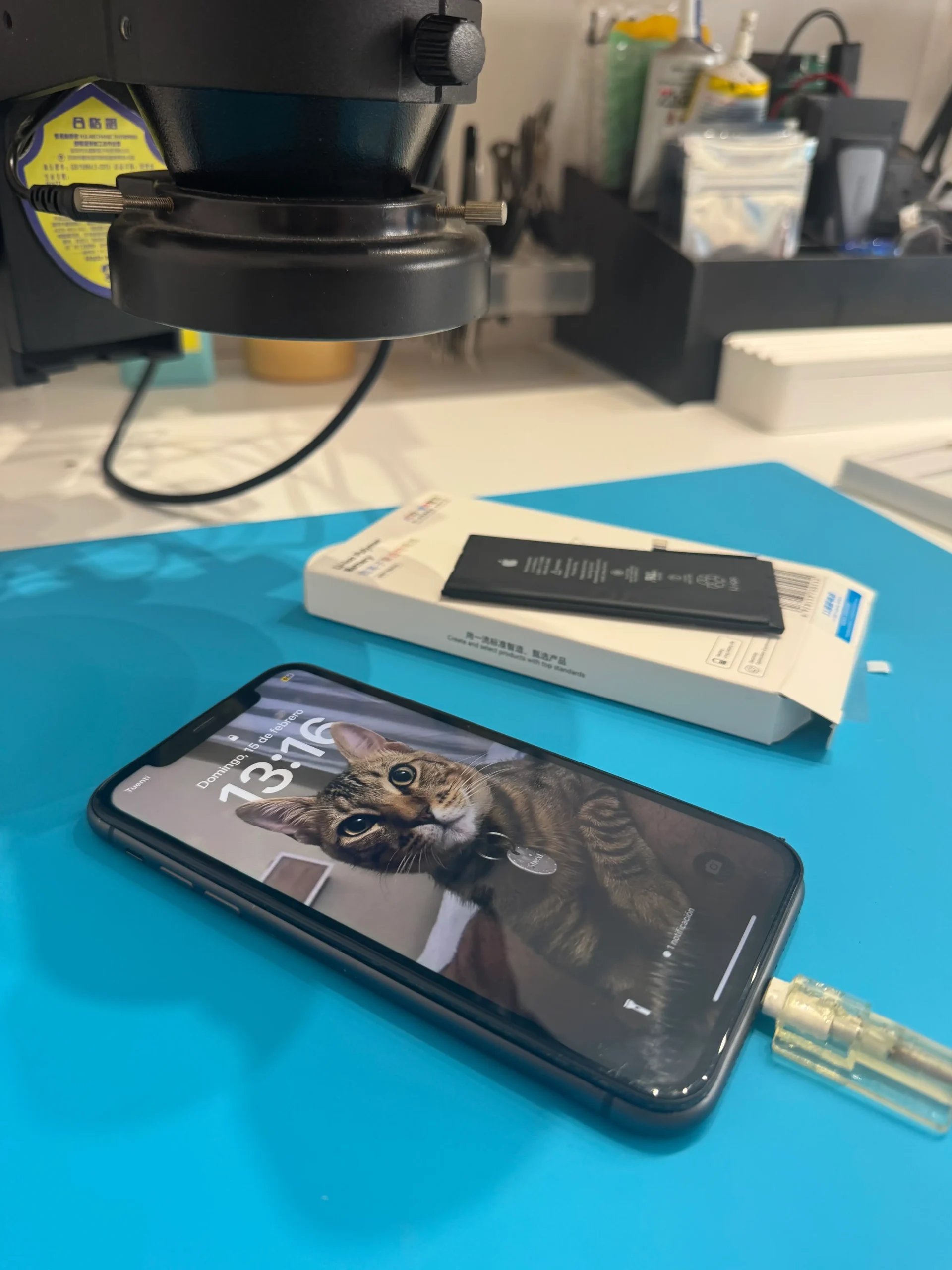 iphone 11 pro bateria original cambio