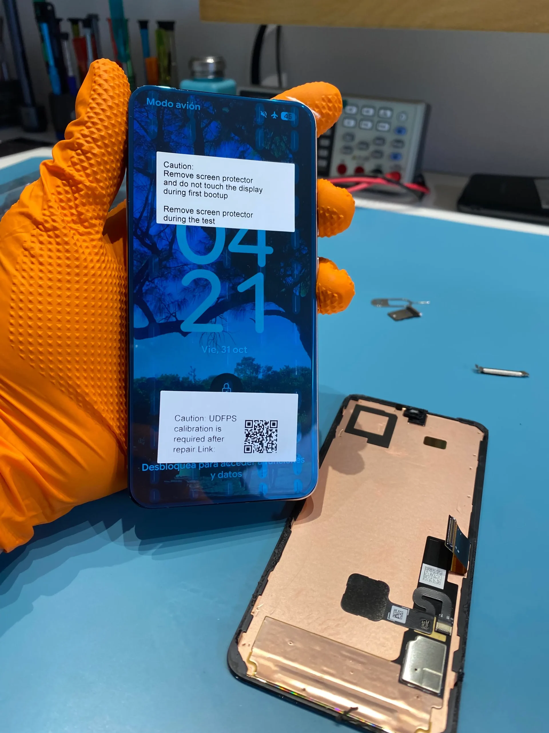 modulo de pantalla original para los google pixel
