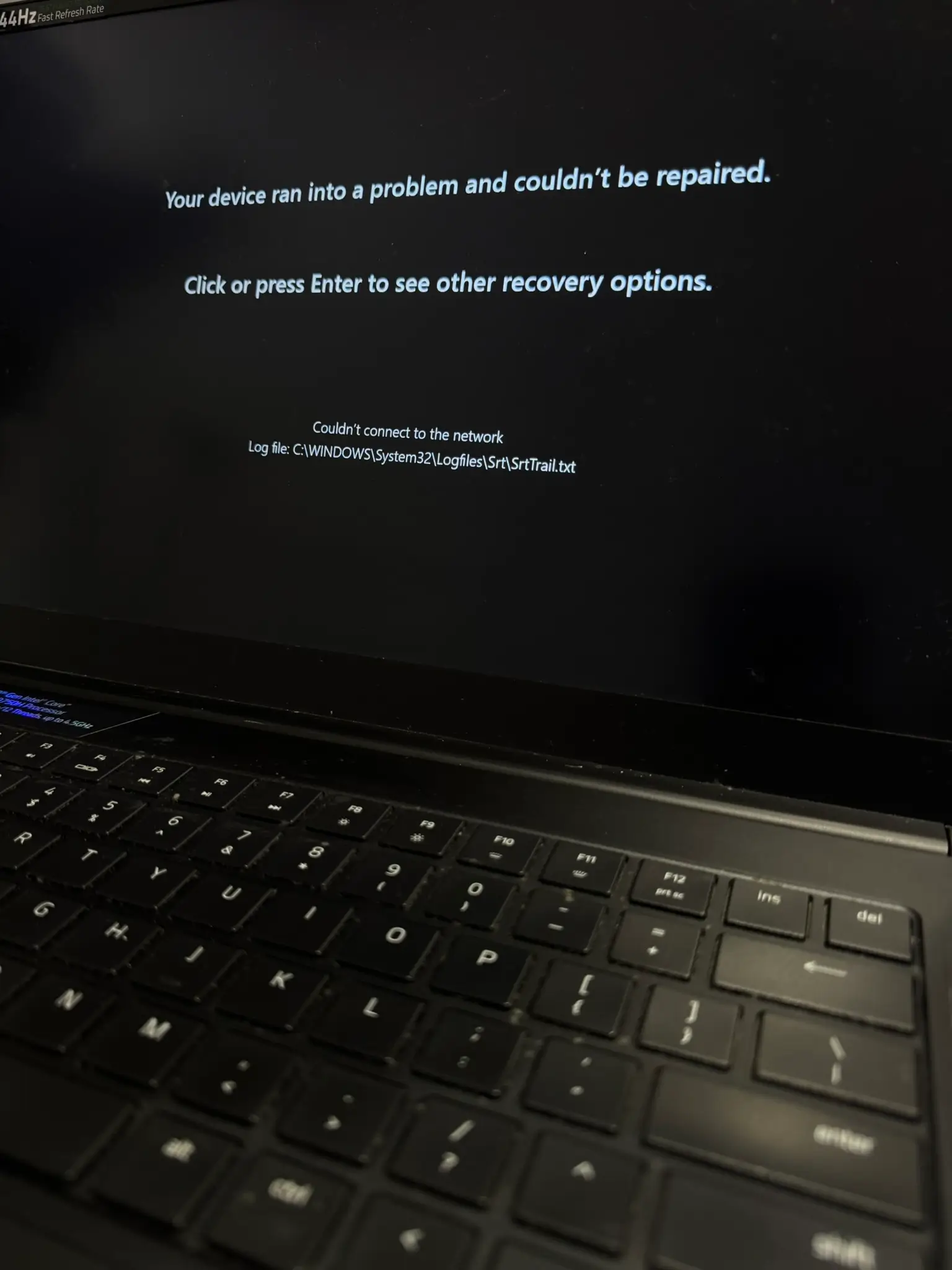notebook razer problema windows