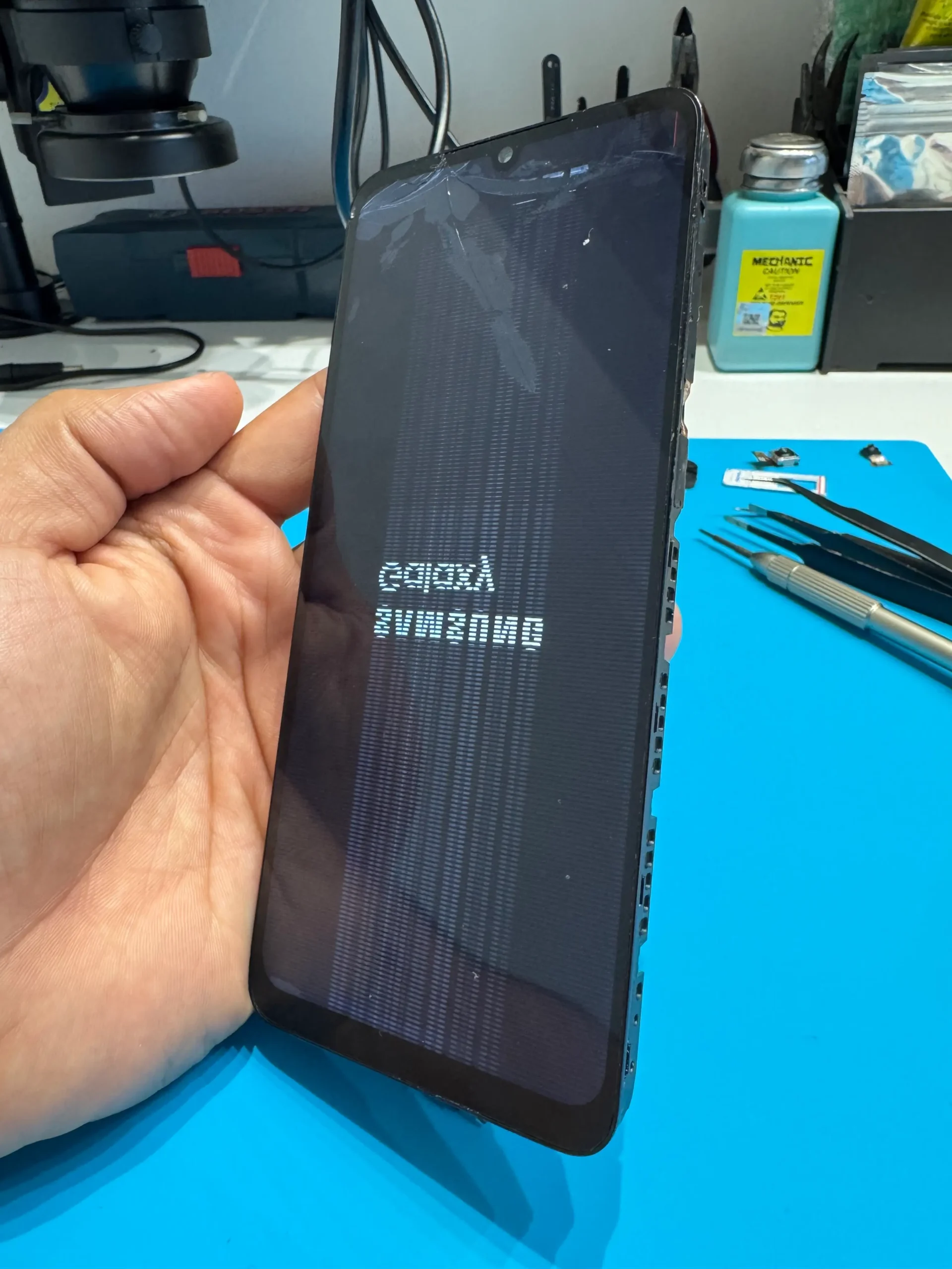 samsung galaxy modulo pantalla roto